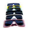 Unisex retro square plastic sunglasses G5-80568 - Image 7