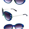 Womens blended classic square rounded sunglassesD2-WHX51003