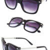 womens square plastic sunglasses B2-H17606 - Image 5