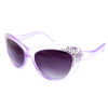 Bling Curved Cat Eye Sunglasses - Image 4