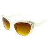 Bling Curved Cat Eye Sunglasses - Image 3