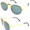 Up-rise Keyhole Round Sunglasses