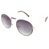 Up-rise Keyhole Round Sunglasses - Image 4