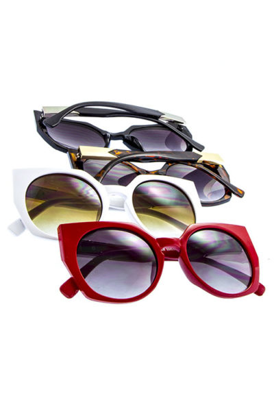 Gata Geometric Cat Eye Retro Sunglasses C3 Hx17508 City Sunglass